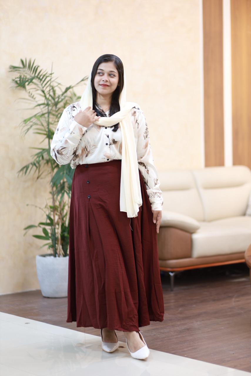 ✨ New Stylish Top &amp; Skirt Set – Premium Imported Fabric ✨