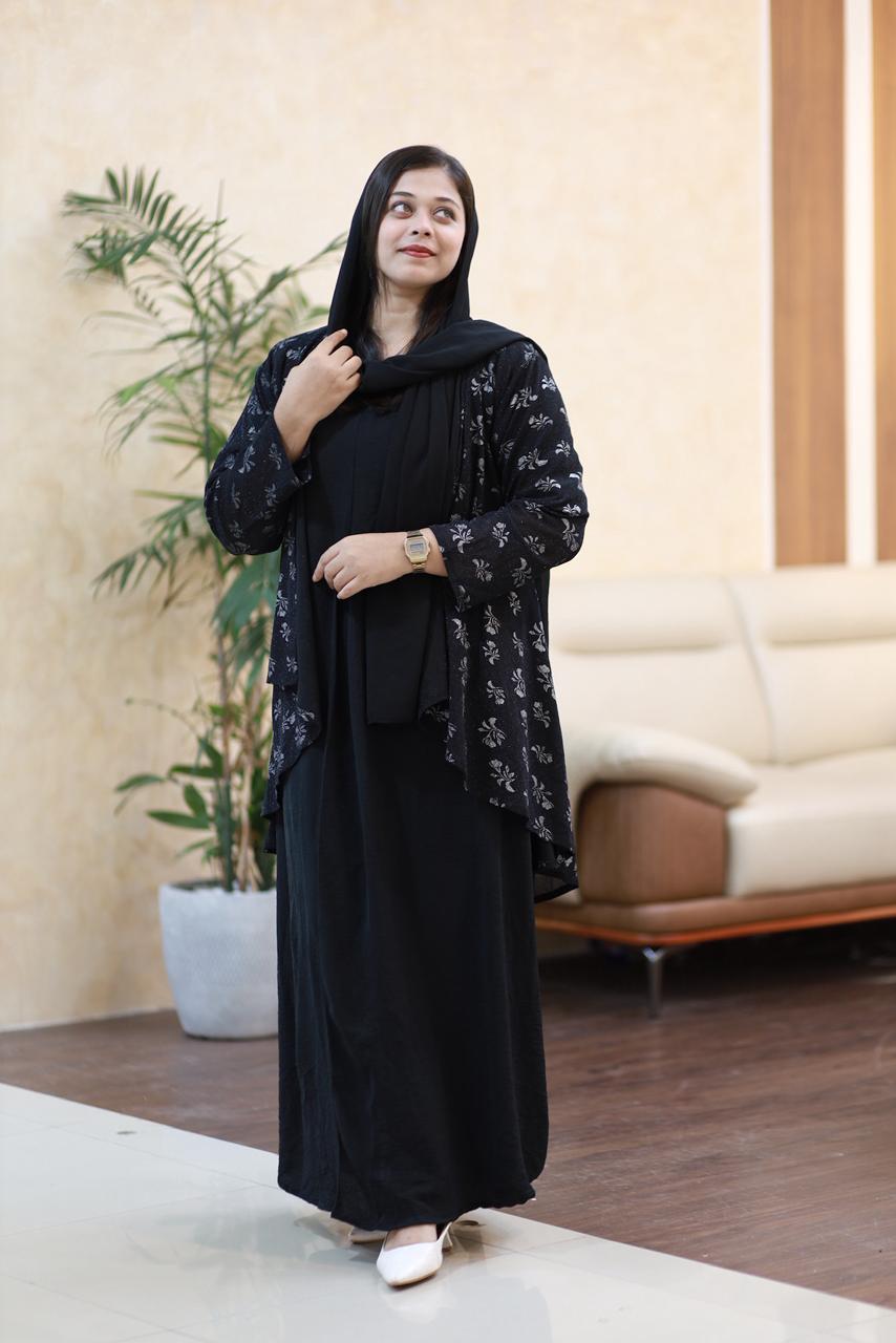 🖤 New Stylish Shrug &amp; Inner Set – Premium Imported Fabric 🖤