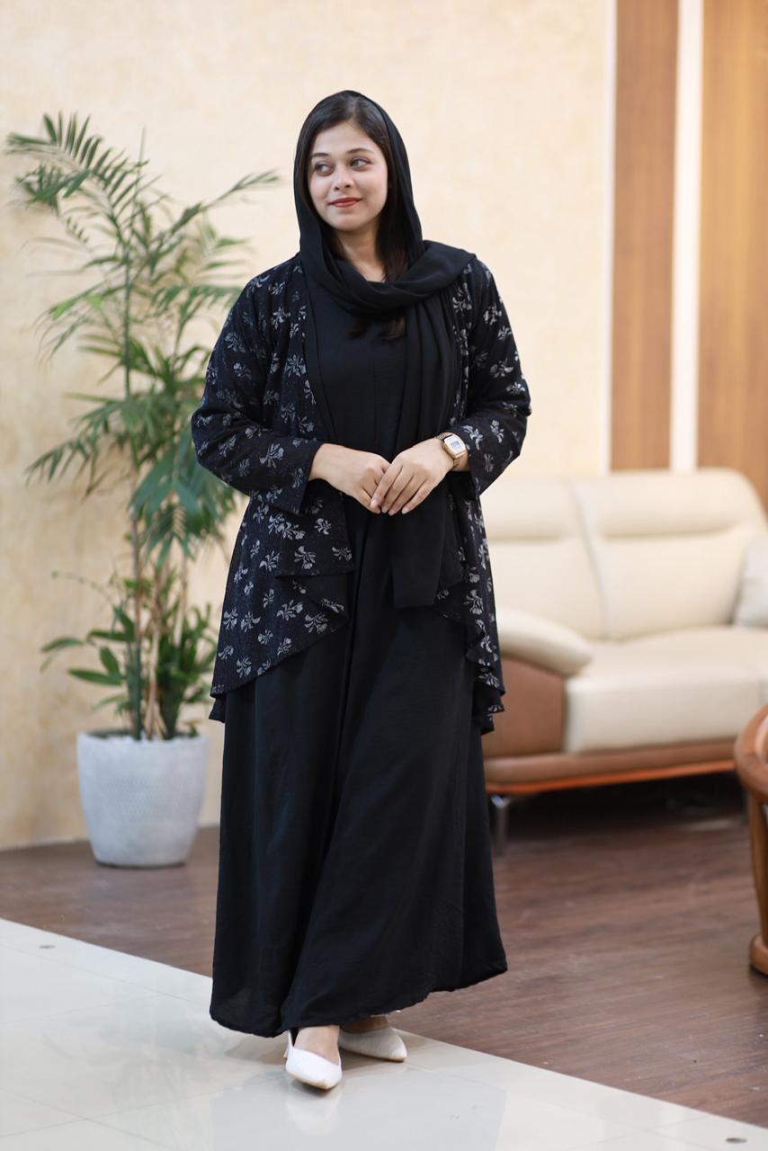 🖤 New Stylish Shrug &amp; Inner Set – Premium Imported Fabric 🖤