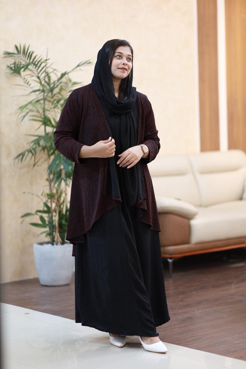 🖤 New Stylish Shrug &amp; Inner Set – Premium Imported Fabric 🖤