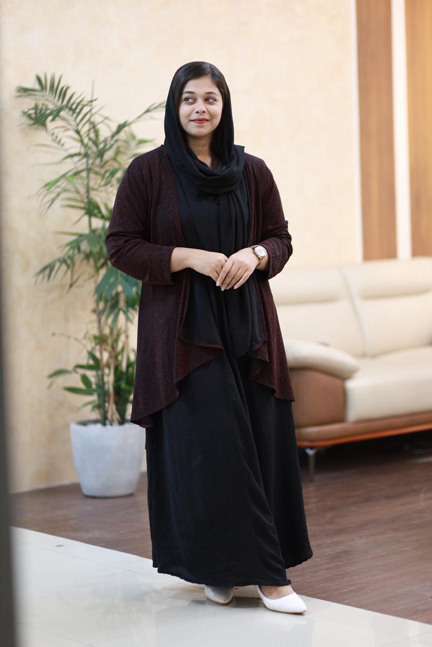 🖤 New Stylish Shrug &amp; Inner Set – Premium Imported Fabric 🖤