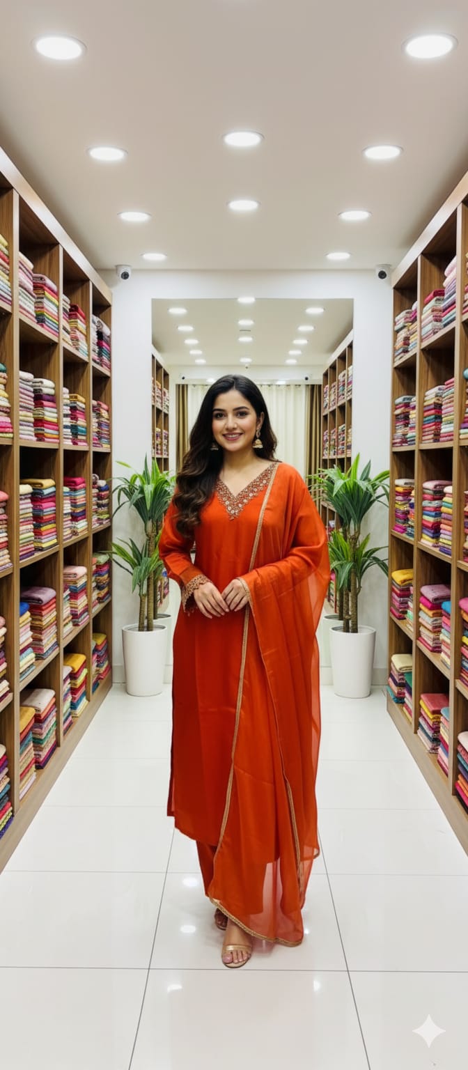 ✨ Newly Arrived Party Wear – Premium Mulchanderi Fabric ✨