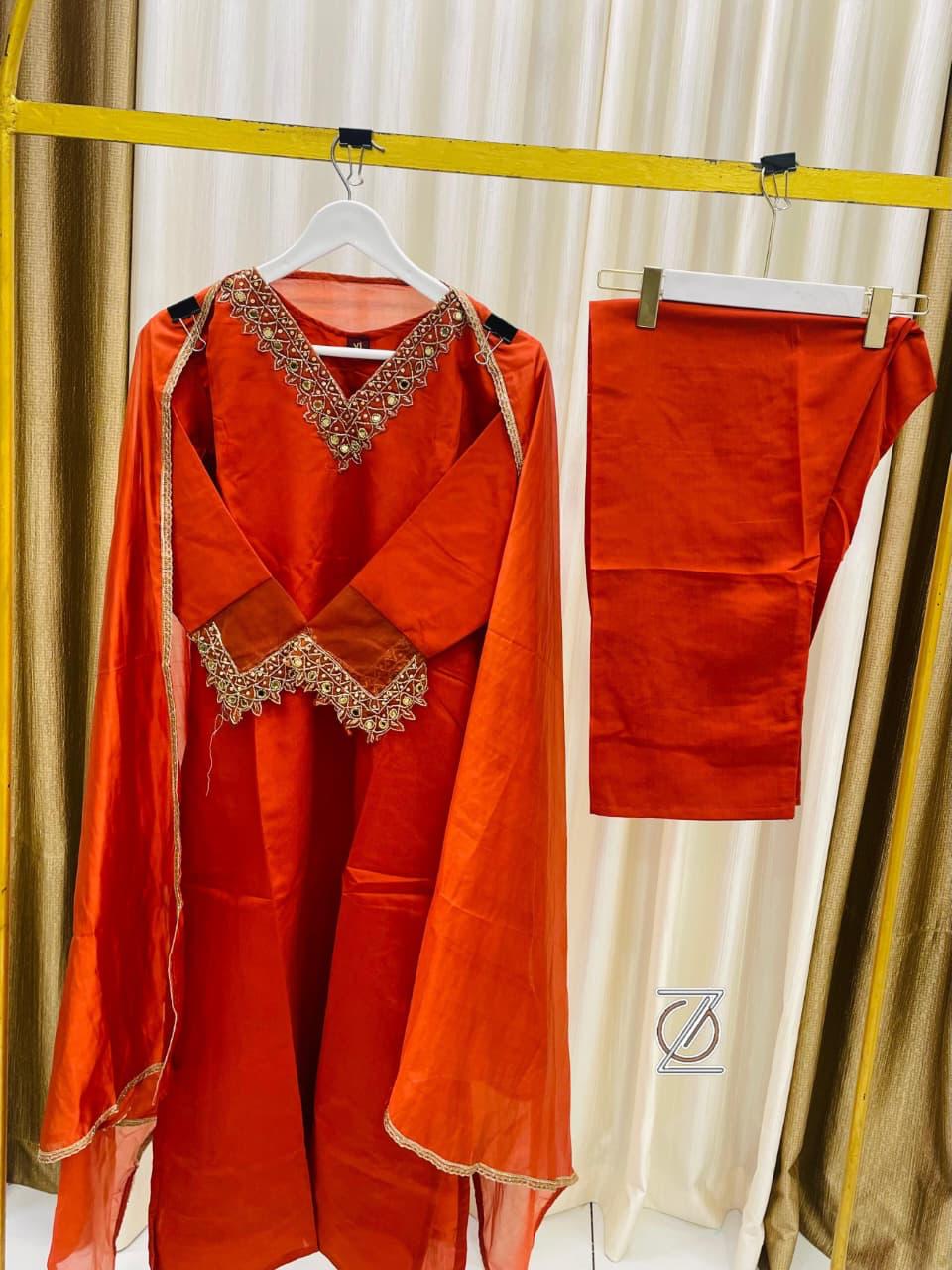 ✨ Newly Arrived Party Wear – Premium Mulchanderi Fabric ✨