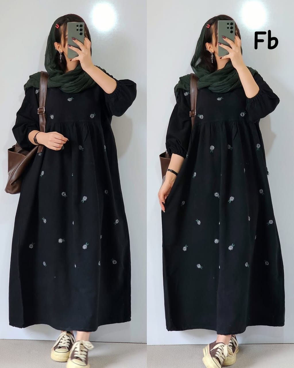 Embroidered Maxi Dress – Ready to Ship 👍