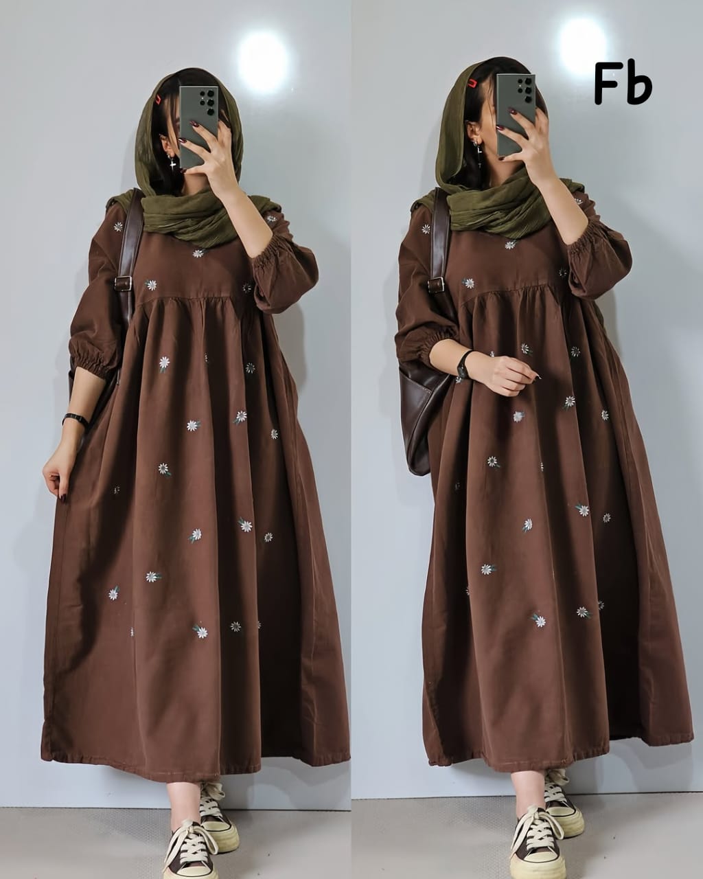 Embroidered Maxi Dress – Ready to Ship 👍