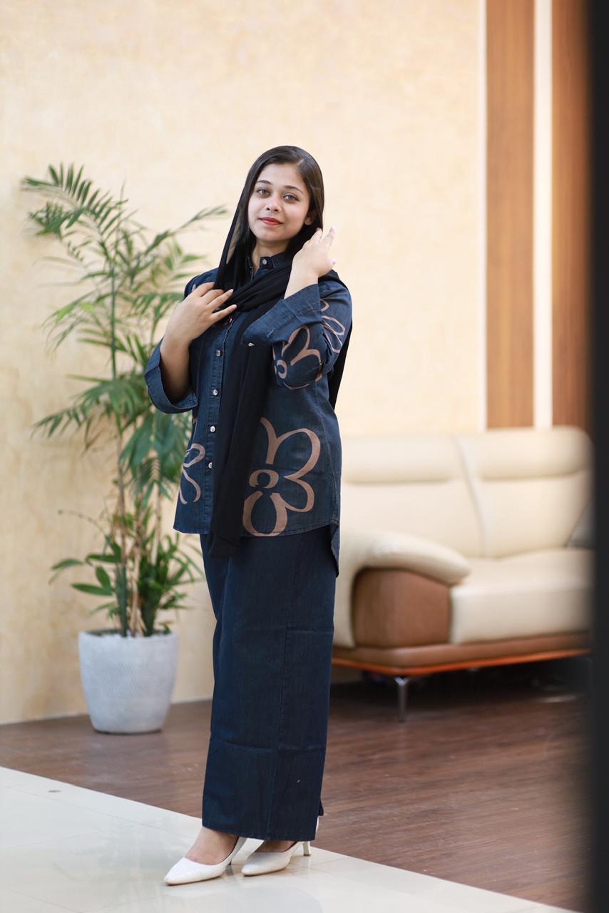 New Stylish Denim Co-ord Set